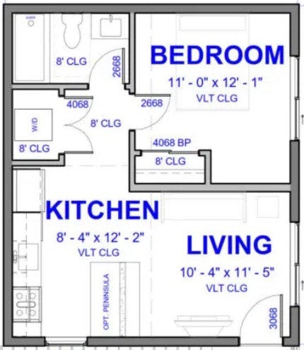1 Bedroom New Construction System