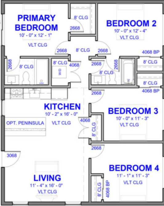 4 Bedroom New Construction System